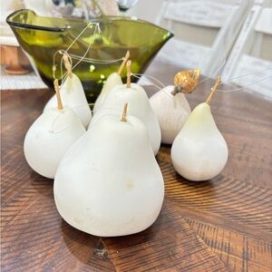 Decorative White Pears porcelain